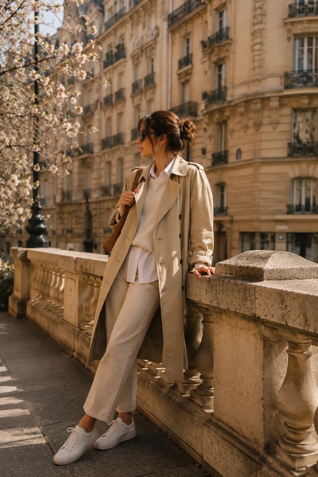 Spring’s lightest trench — Seasonal Edits outfit idea