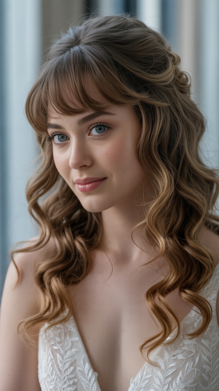 cascading curls wispy fringe