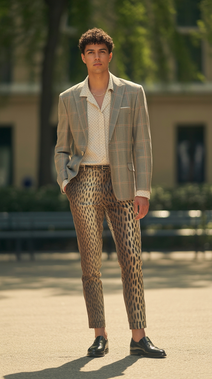 checks dots refined prints