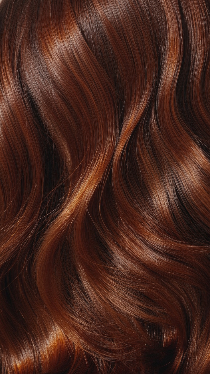 chestnut brown red undertones