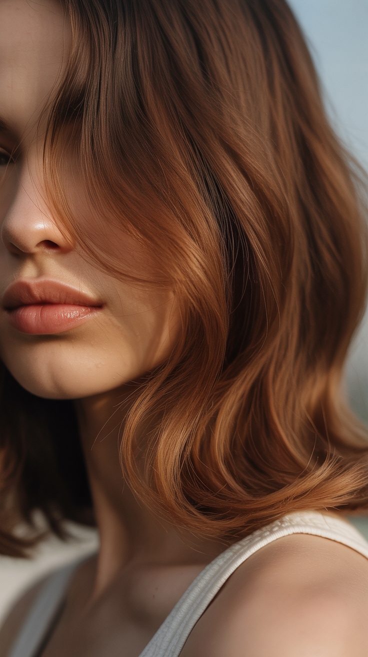 creamy caramel balayage brown