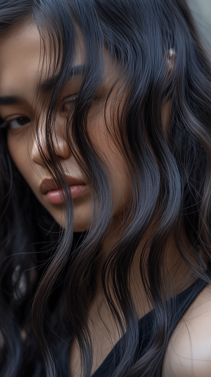 glossy inky black radiance