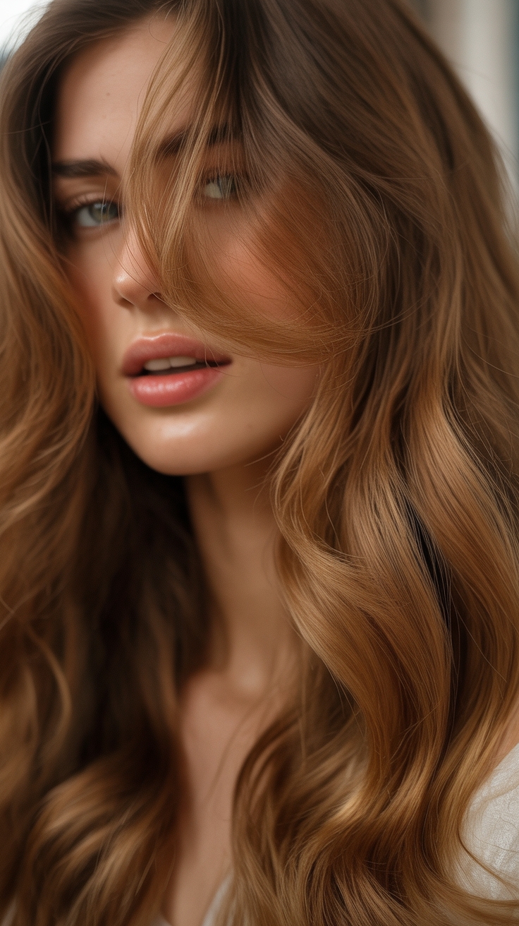 sun kissed golden bronze brown