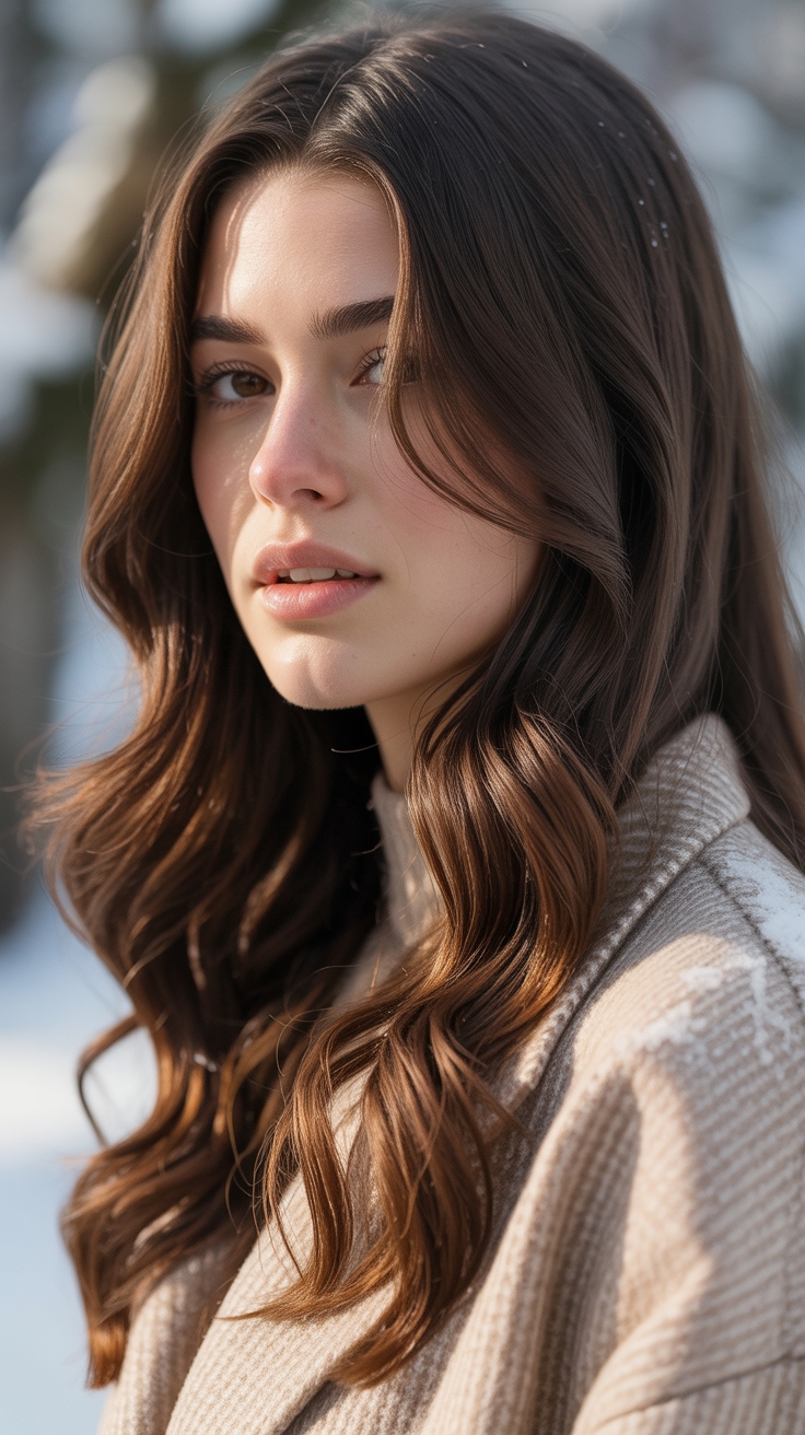 timeless glossy chocolate brown