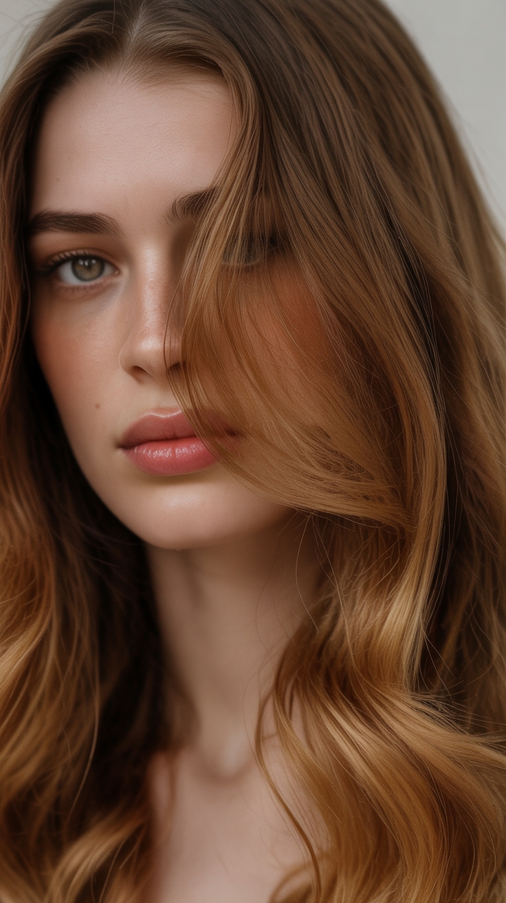 warm honey brown blend